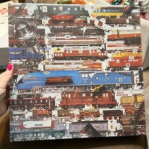 NIB “All Aboard!!” Over 600 Interlocking Piece Puzzle